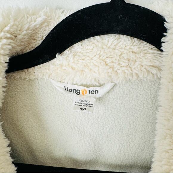 Hang Ten lined Utility black button up Jacket woman’s XXL - Picture 4 of 10